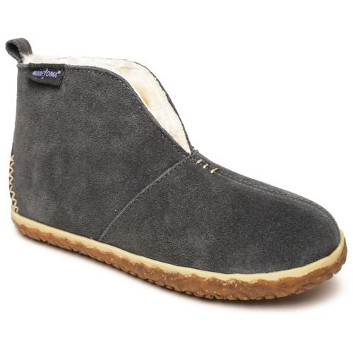 Minnetonka Women's Tucson Suede Slip On Bootie Slippers | Lands' End (US)