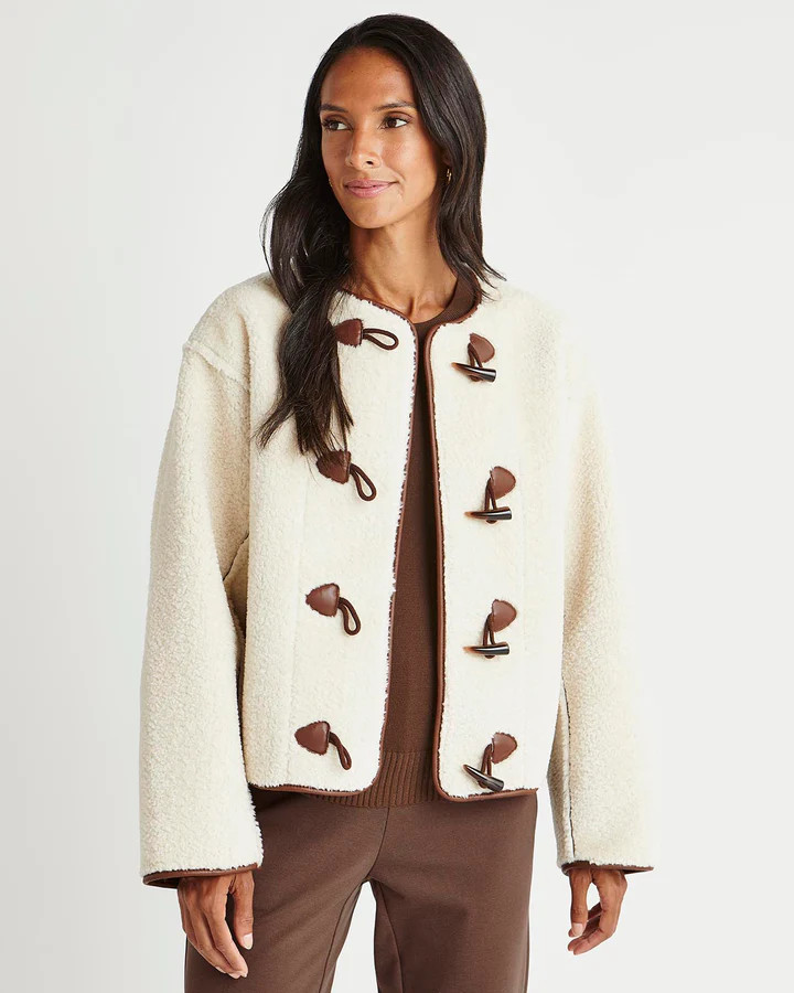 Splendid x Cella Jane Reversible Sherpa Coat | Splendid