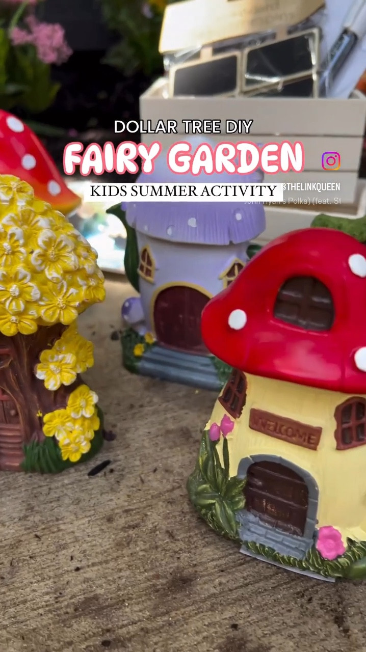 FAIRY GARDEN for my toddlers 🧚‍♀️🌸✨⛲️🪻🐝  all from dollar tree & amazon!! 

summer fun / outdoor play / outside toys / kids activities / water / beach / pool / vacation / garden hacks / seasonal

#LTKHome #LTKSwim #LTKKids