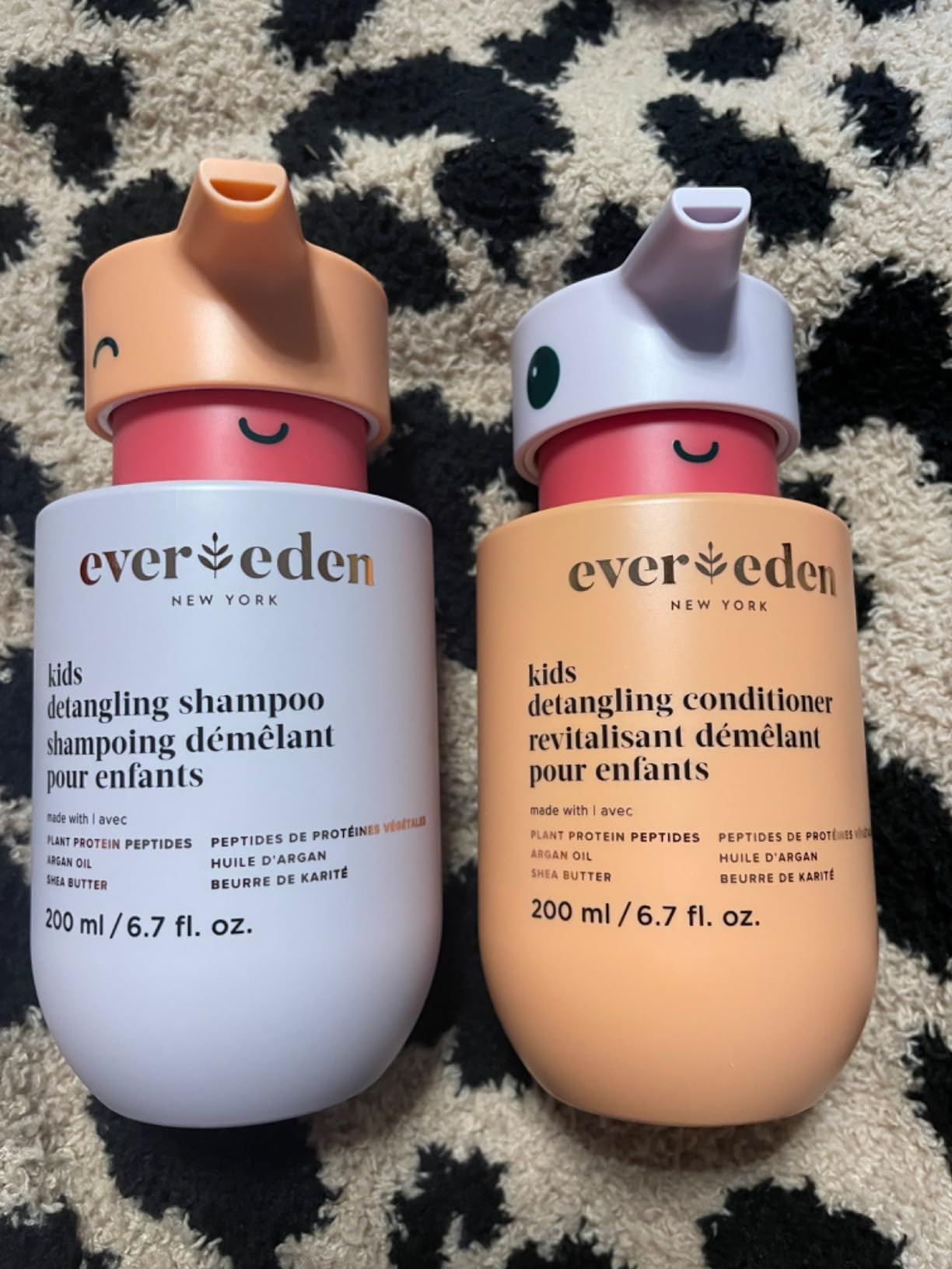 Evereden Happy Hair Duo for Kids: Vegan Shampoo and Conditioner Set with Detangler Brush - Streng... | Amazon (US)