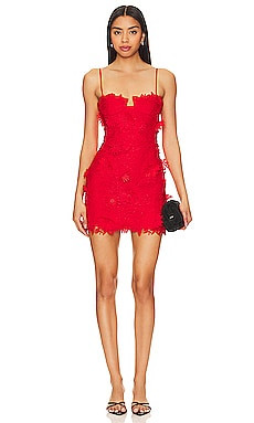 Bardot Brias Mini Dress in Red from Revolve.com | Revolve Clothing (Global)