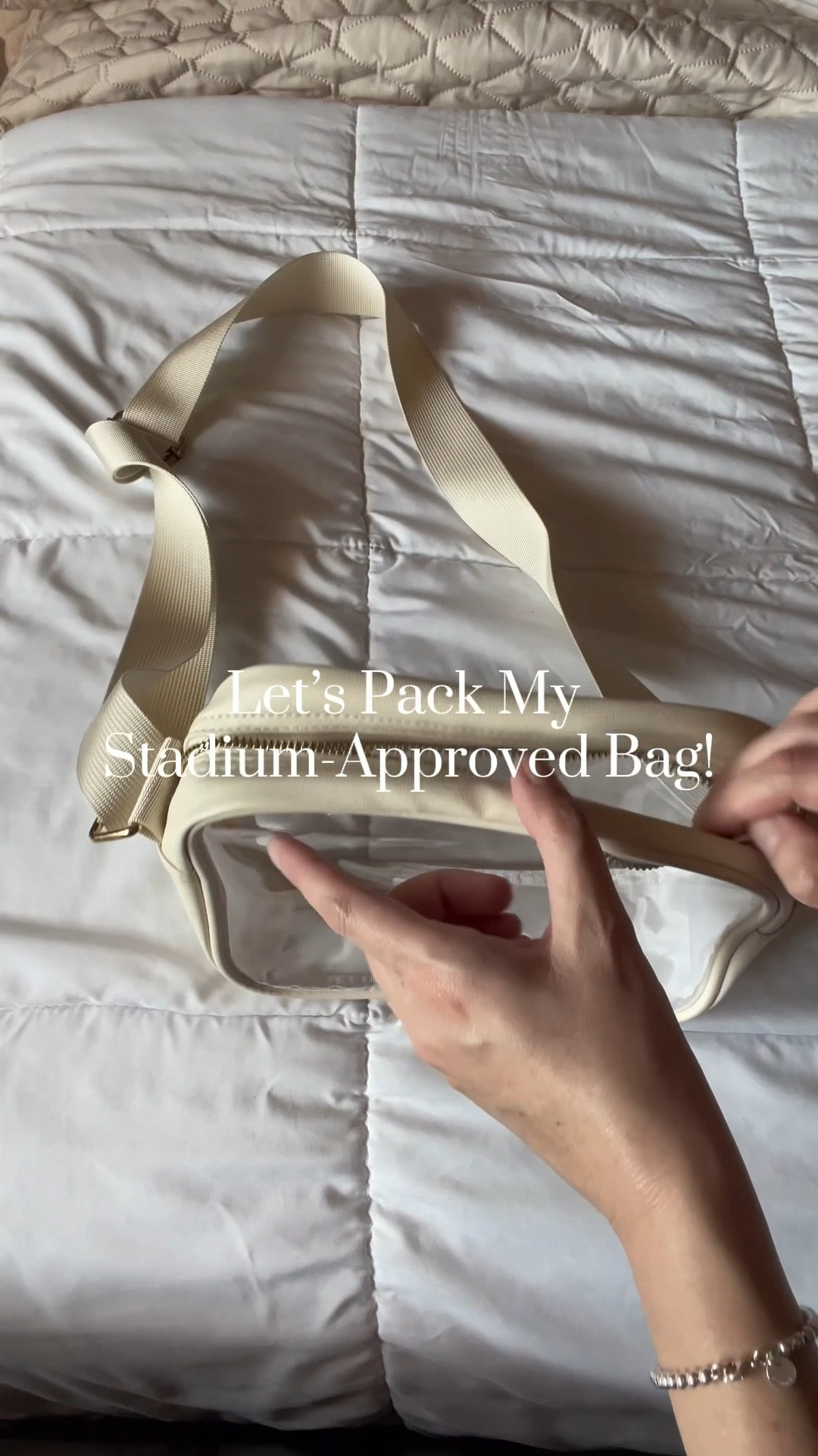 Let’s pack my stadium approved bag. It’s roomy but, still fits the size that the stadium will allow. It’s see through as well which now I believe is also a requirement. Worth the purchase if you go to ballgames or concerts. 

#LTKgrwm #LTKvlog #LTKdayinmylife