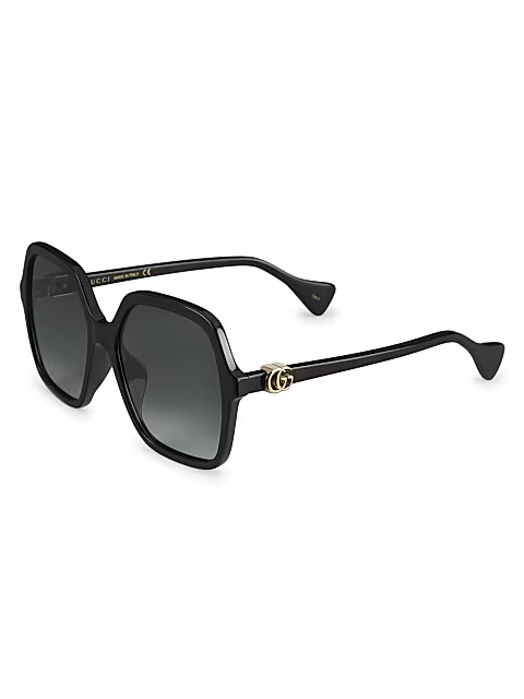 Mini Running 56MM Square Sunglasses | Saks Fifth Avenue