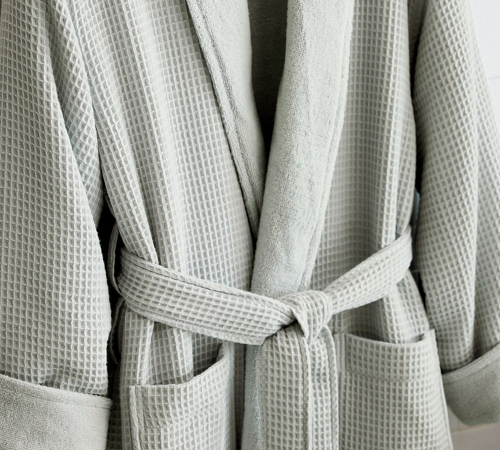 Waffle Weave Resort Robe | Pottery Barn (US)