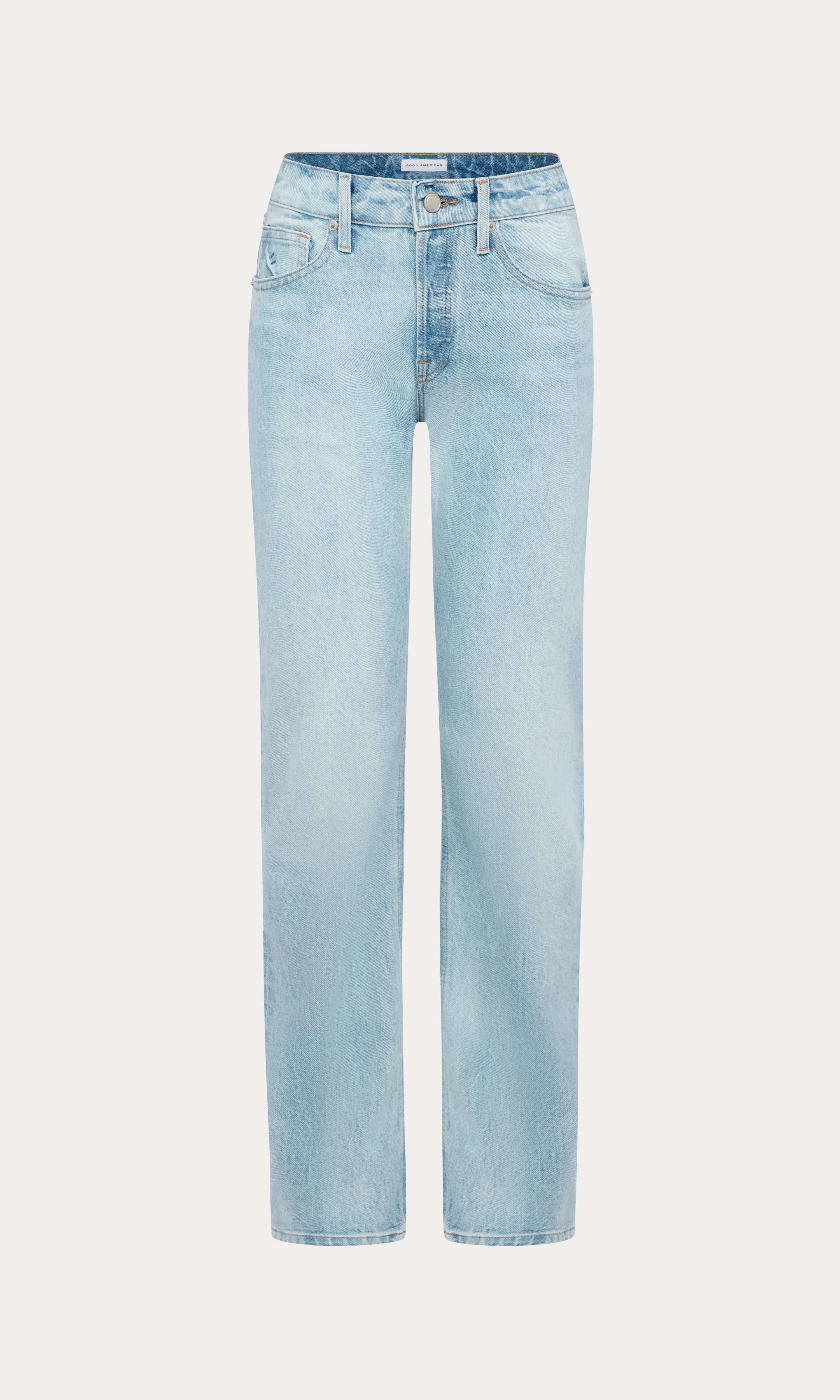 Women's Vintage Straight Jeans | Indigo, Size 8 | Good American by Khlo� Kardashian | Good American