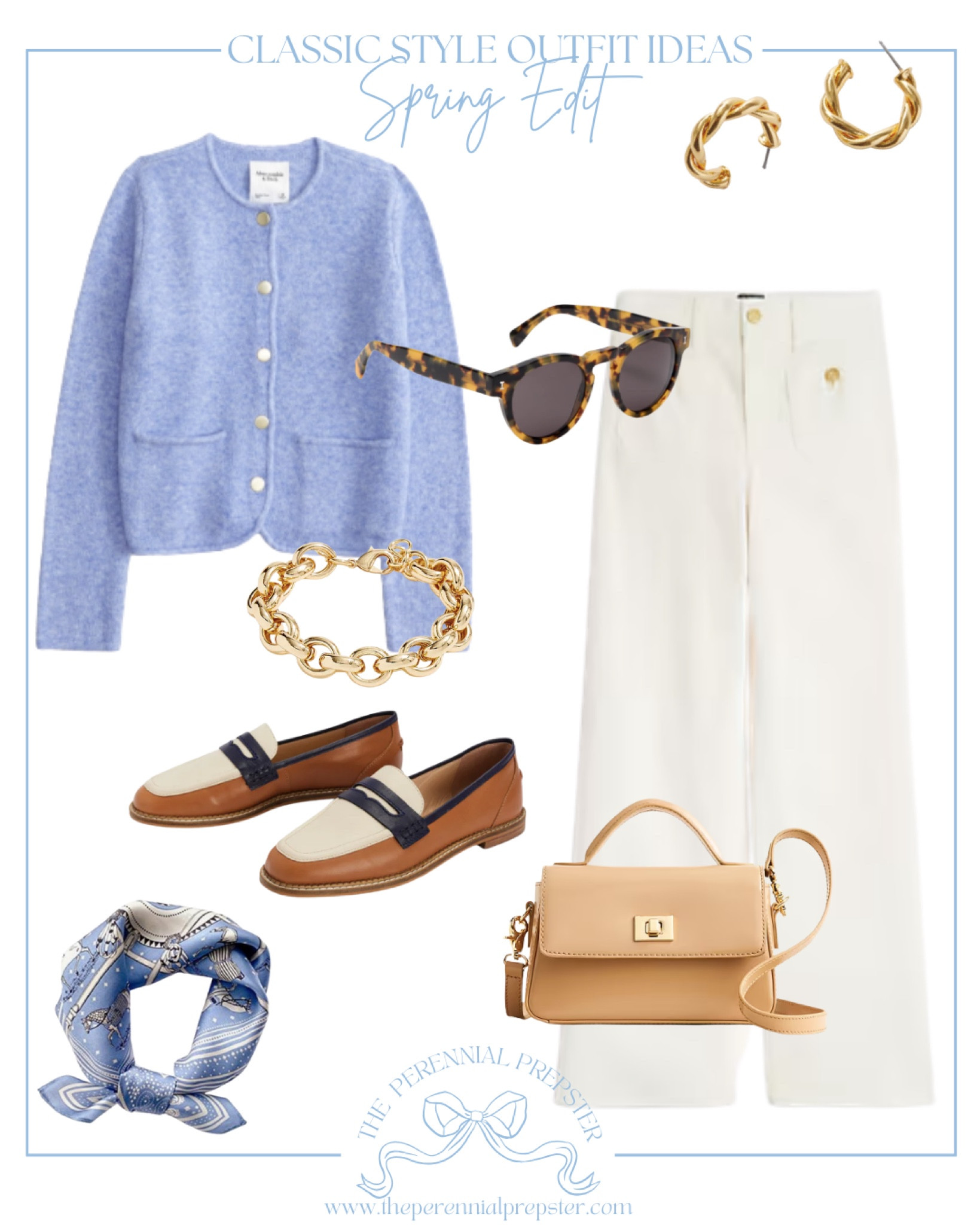 A classic blue and white spring time outfit idea! Preppy style / classic style / Nancy meyers style 

#LTKSeasonal #LTKStyleTip