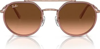 53mm Gradient Irregular Sunglasses | Nordstrom