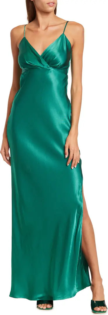 Socialite Satin Empire Waist Gown | Nordstromrack | Nordstrom Rack