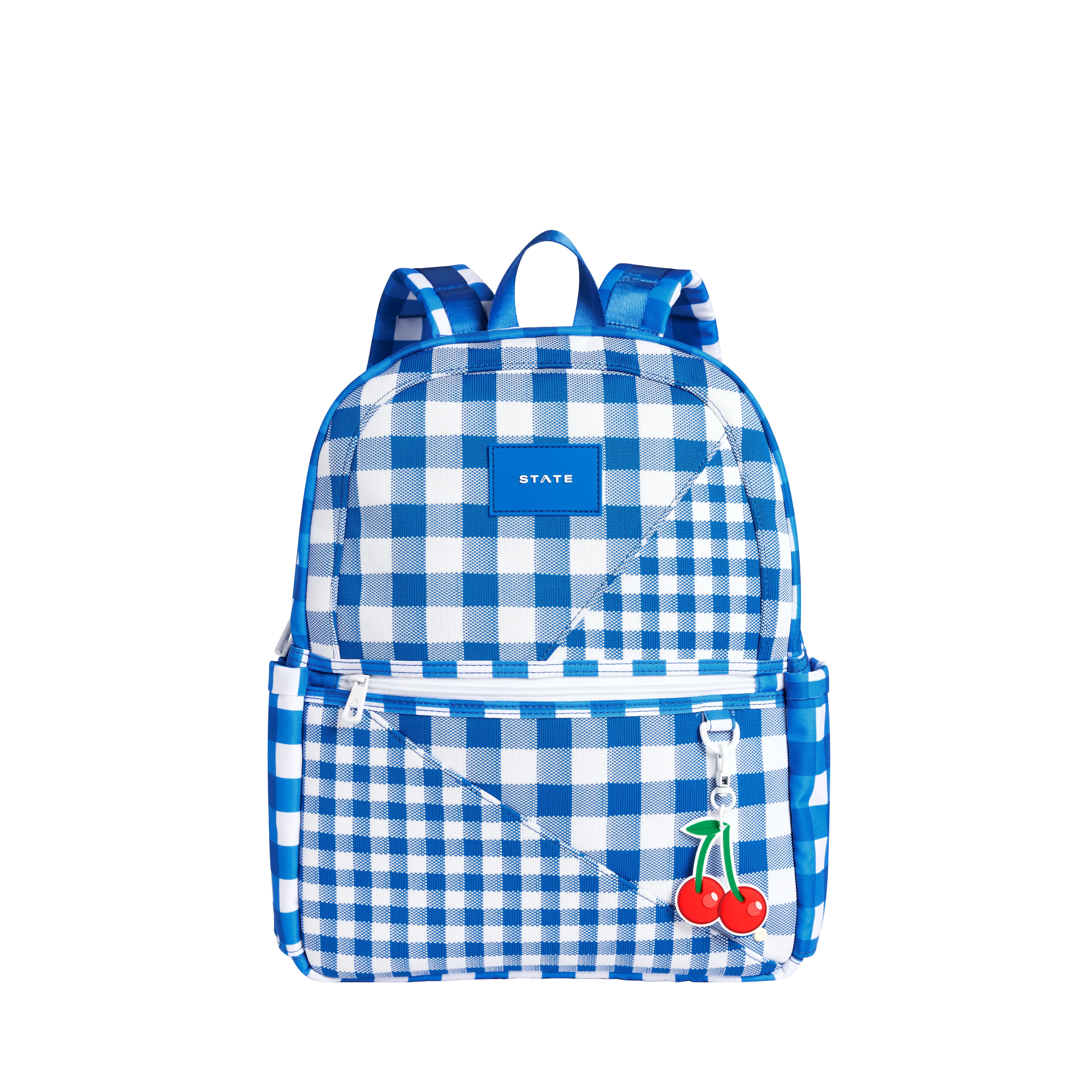 STATE Bags | Kane Double Pocket Backpack Gingham | STATE Bags