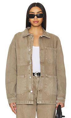 Dr. Denim Niko Jacket in Washed Oak from Revolve.com | Revolve Clothing (Global)