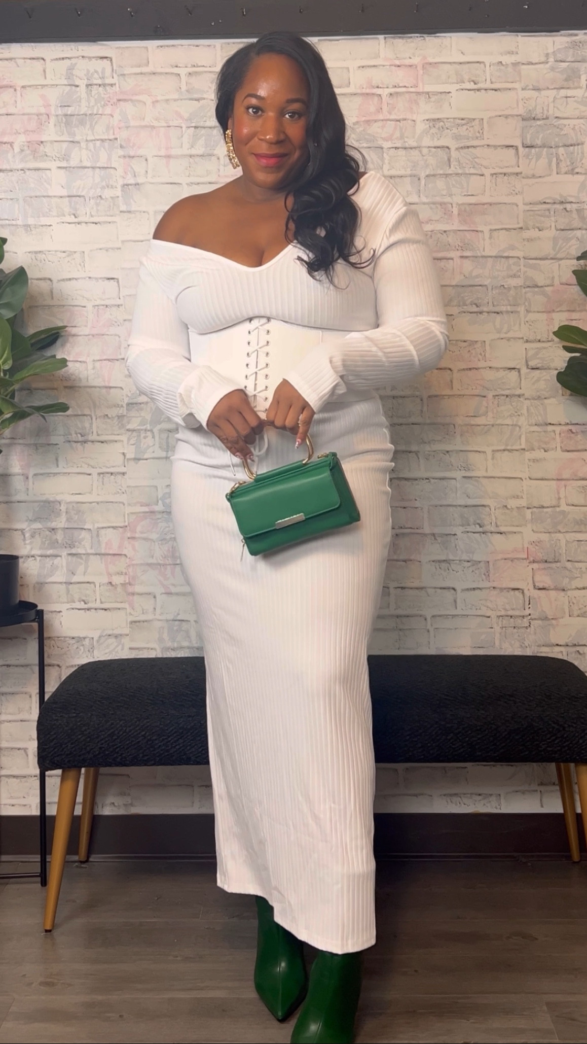 Snagged this dress from @amazon  and fell head over heels! Paired with green, because, why not? 😉 . Similar items linked below.

#LTKmidsize