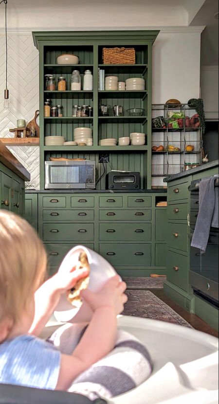We always get a lot of interest in this wall produce storage unit when it shows up on our feed.They don't make it anymore, but we rounded up some options that would work for a similar look.We had this unit at our old house and made sure to design the new kitchen to make space for it - we love it that much!**TIP** Don't neglect to use your wall space for storage, especially in the kitchen! Counter space is usually at a premium anyway

#LTKhome