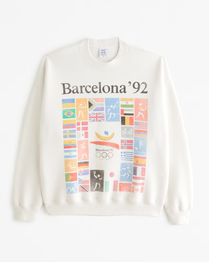 Olympics Graphic Crew Sweatshirt | Abercrombie & Fitch (US)