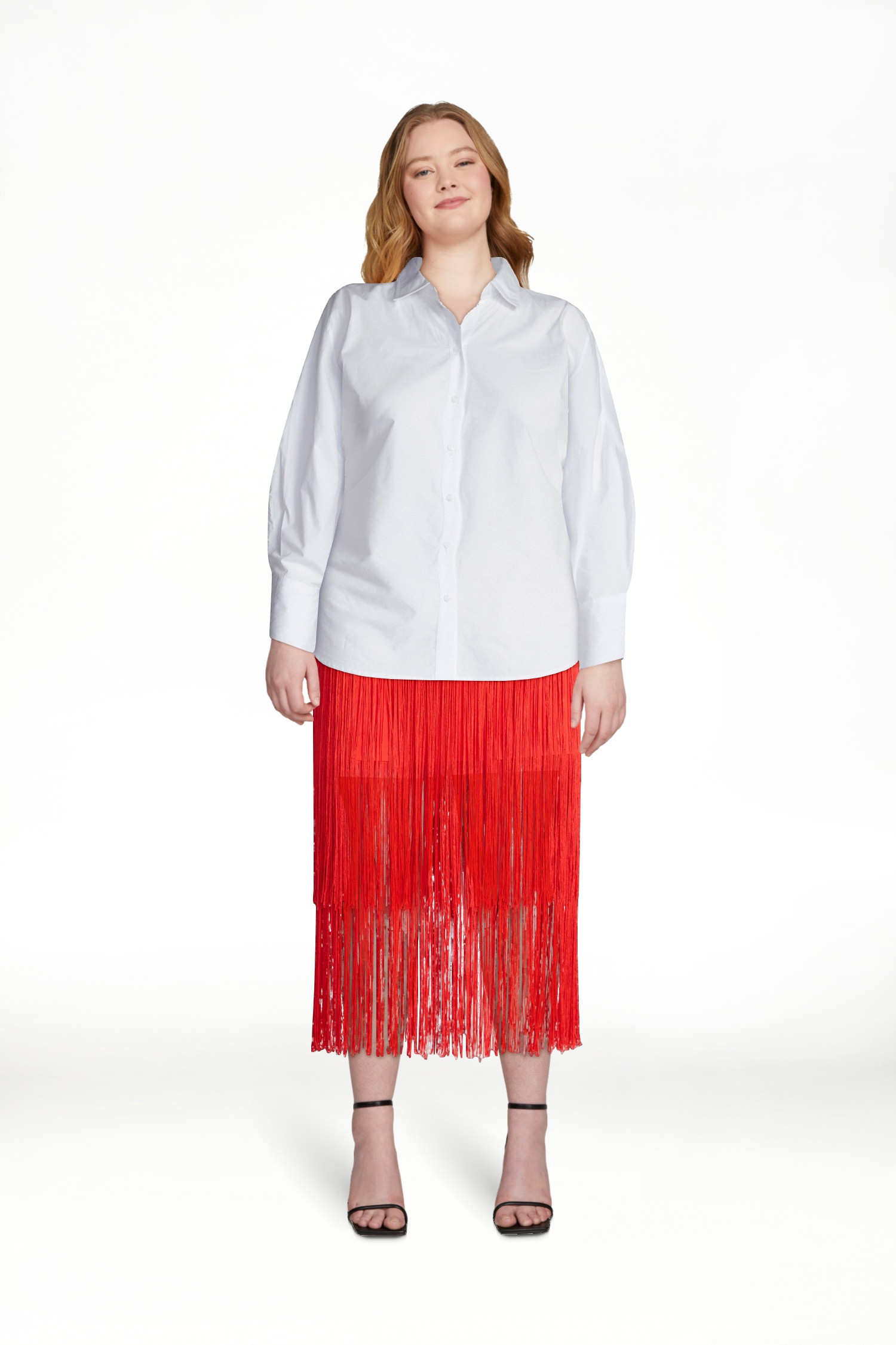 Devil Wears Prada Scoop Collection Women's and Women's Plus Lace Up Cotton Shirt, Sizes XS-4X | Walmart (US)