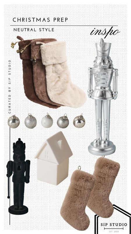 Christmas prep // neutral style 💫

Ornaments / nutcracker / stockings / Christmas decor 

#LTKSeasonal #LTKhome #LTKHoliday