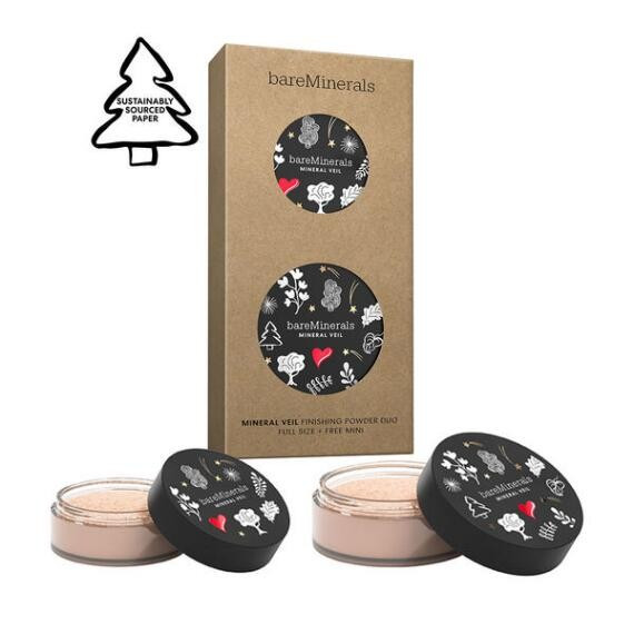 bareMinerals Mineral Veil® Finishing Powder Duo Full Size + Free Mini | Beauty Brands