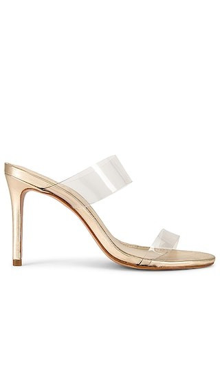 Schutz Ariella Heel in Metallic Neutral. - size 7.5 | Revolve Clothing (Global)