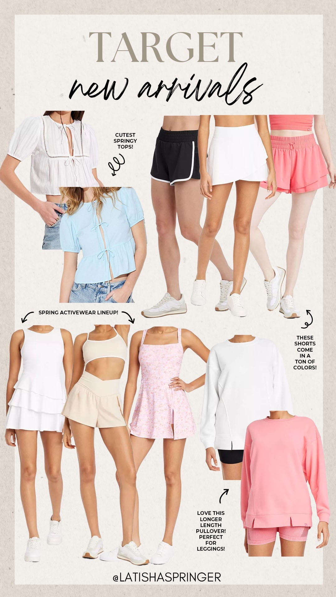 Target new arrivals! 

#targetfashion

Target fashion. Target new arrivals. Target spring athleisure. Target spring top. Target activewear dress  

#LTKStyleTip #LTKActive #LTKFindsUnder100