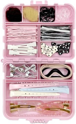 B1jounie YA Hair Accessories Kit,Bobby Pins Hair Pins Hair Net Hair Clips and Hair Ties Hair Band... | Amazon (US)