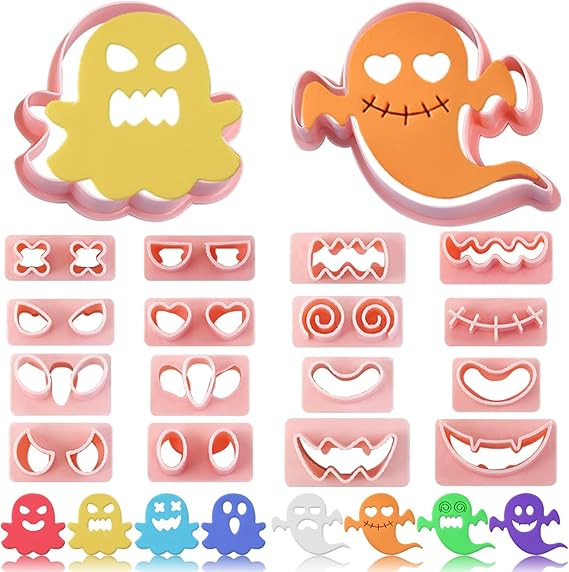 Yueser Halloween Ausstecher, Ausstechformen Halloween Ghosts Halloween Keksausstecher Kinder Plä... | Amazon (DE)