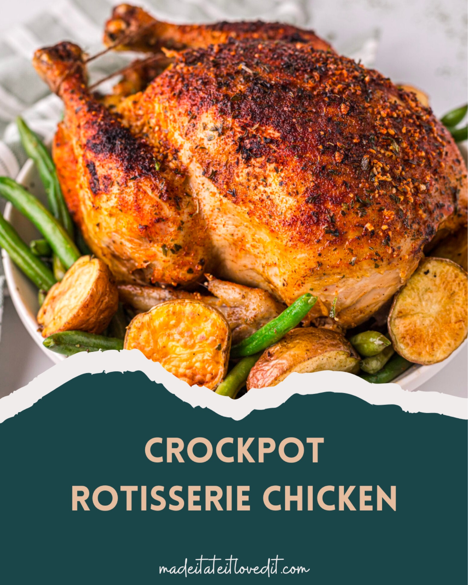 Crockpot Rotisserie Chicken
Full Recipe on my website.

Food, ingredients, Walmart, groceries

#LTKfamily #LTKhome