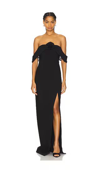 Toula Gown in Black Maxi Dress | Black Tie Gown | Black Tie Event | Revolve Clothing (Global)