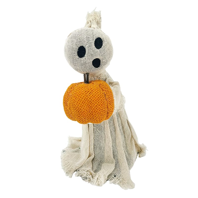 Homespun Halloween Ghost Figurine, 8.9" | At Home