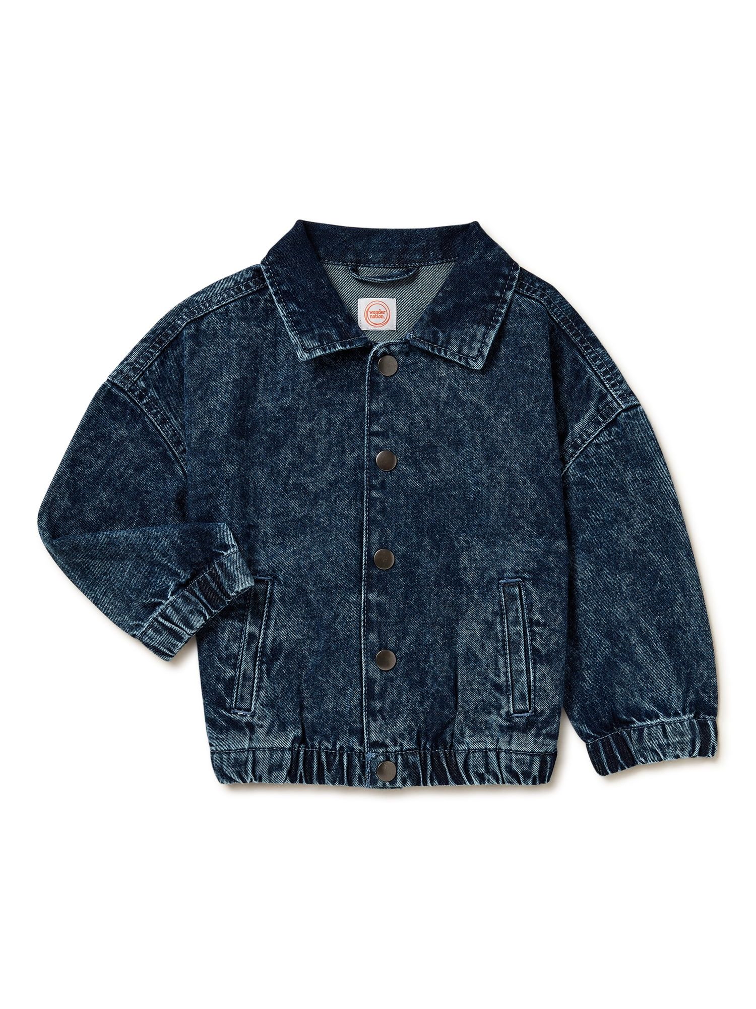 Wonder Nation Toddler Boys Denim Jacket, Sizes 12M-5T | Walmart (US)