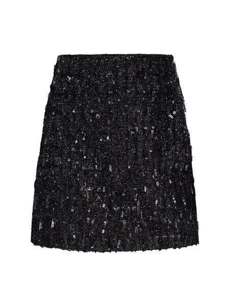 Sequin Fringe Mini Skirt | LOFT