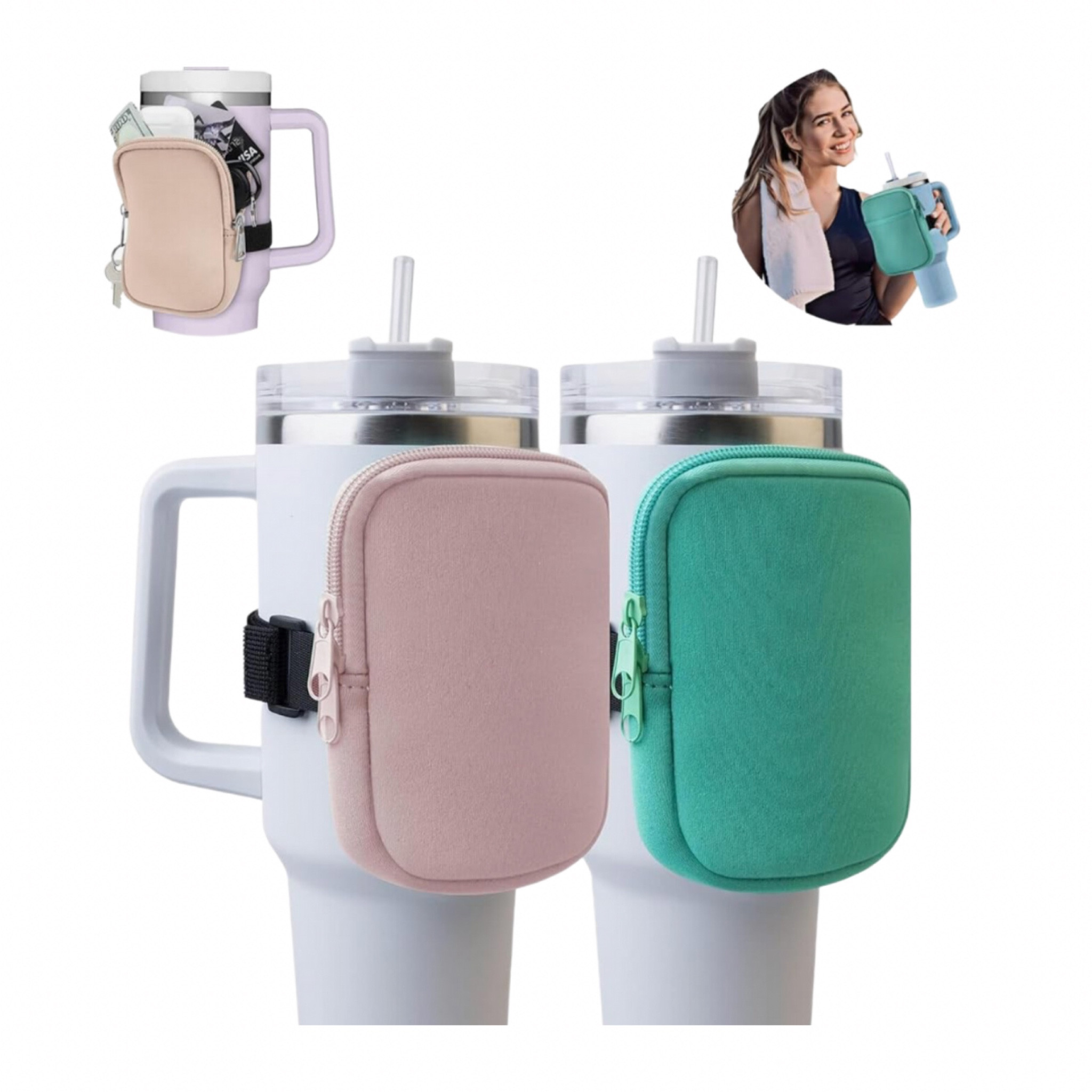 Stanley accessories. Water bottle pouch, name tags, personalized name tags, extra straws, spill stoppers, silicon boots
letter charms, name plates, Stanley finds, Amazon finds, gift ideas, YoumeandLupus 

#LTKHoliday #LTKGiftGuide #LTKfindsunder50