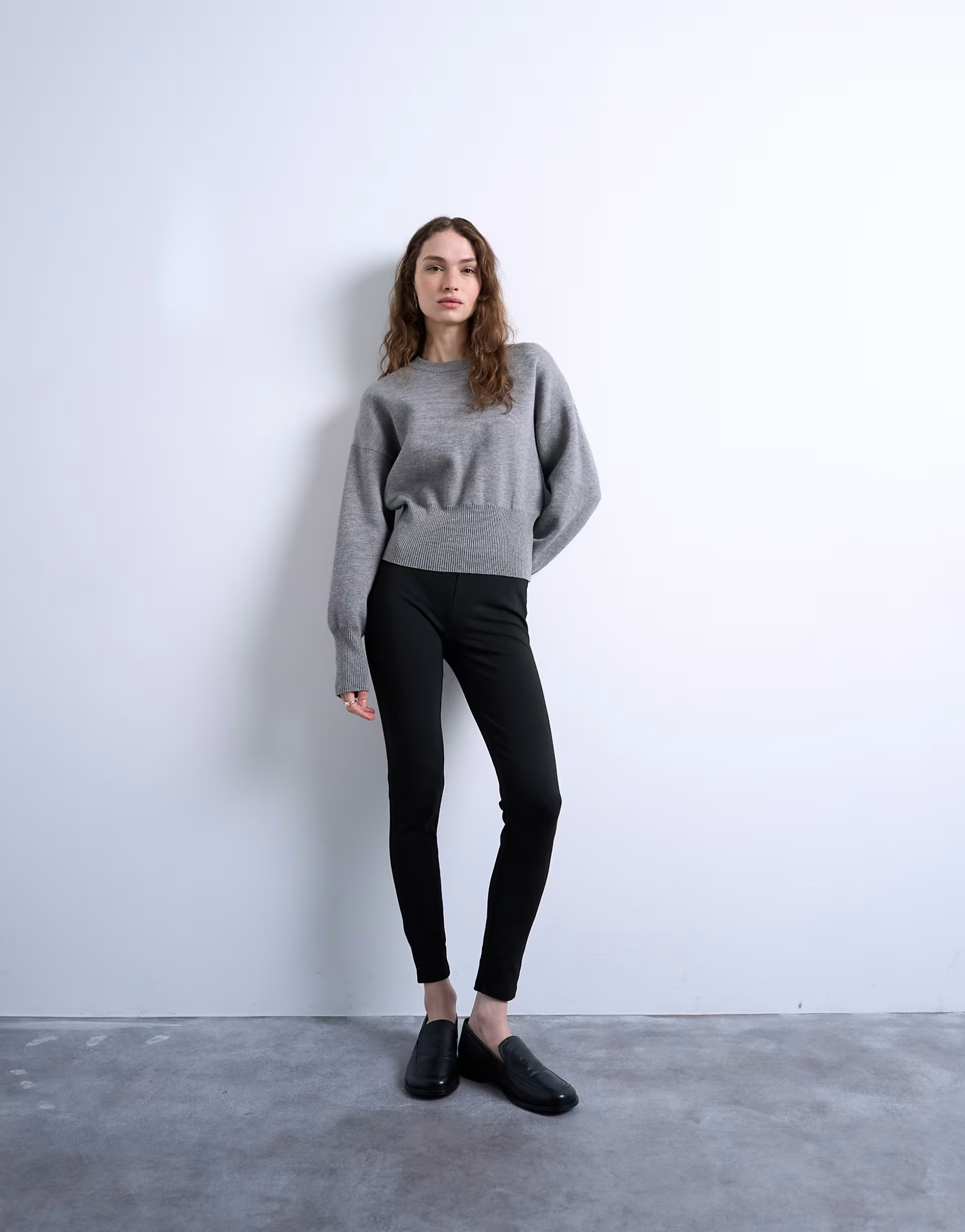 Topshop full length heavy weight legging in black | ASOS (Global)