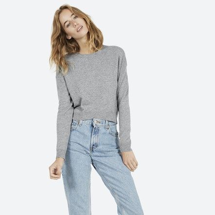 The Cashmere Cropped Crew | Everlane