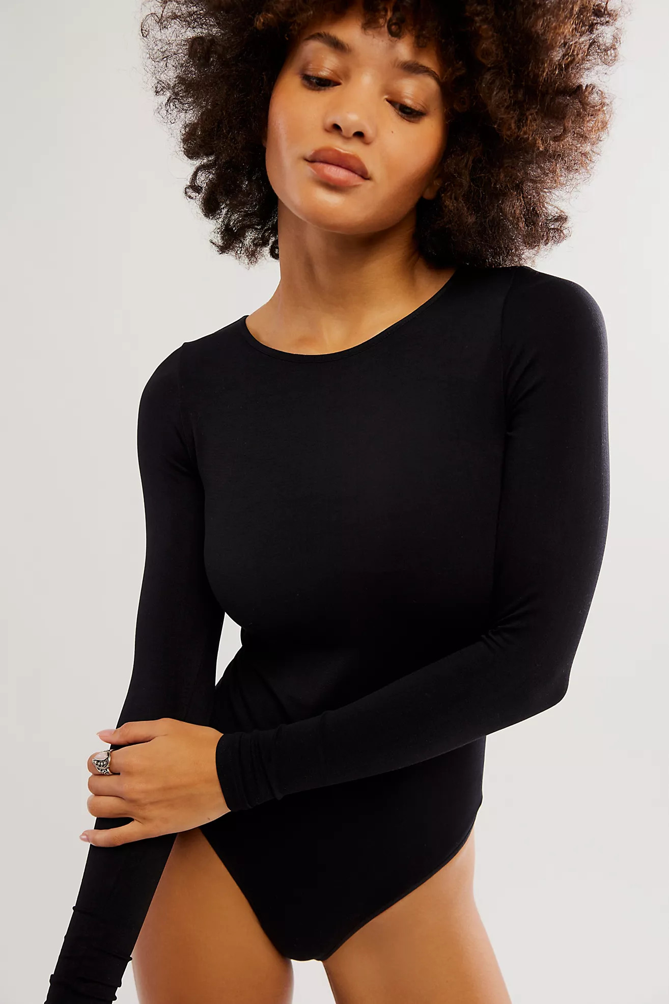 Clean Lines Long-Sleeve Bodysuit | Free People (Global - UK&FR Excluded)