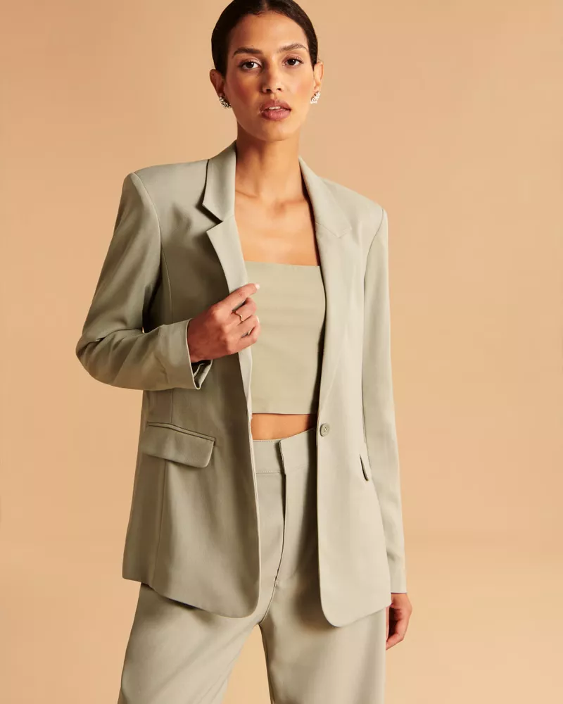 Women's Single-Breasted Blazer, Women's Clearance