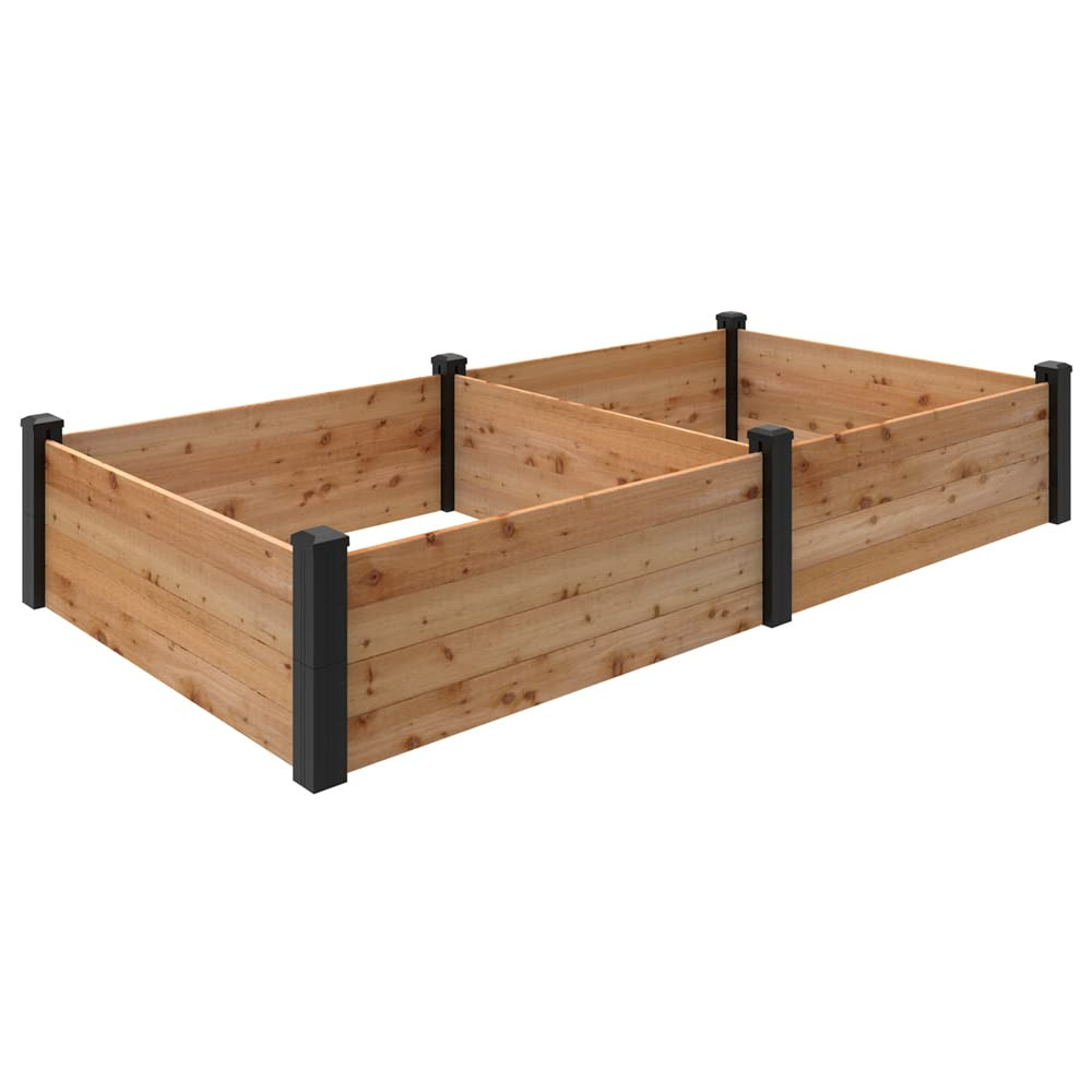 Outdoor Essentials Haven 4 ft. x 8 ft. Natural Cedar Raised Garden Bed | Amazon (US)