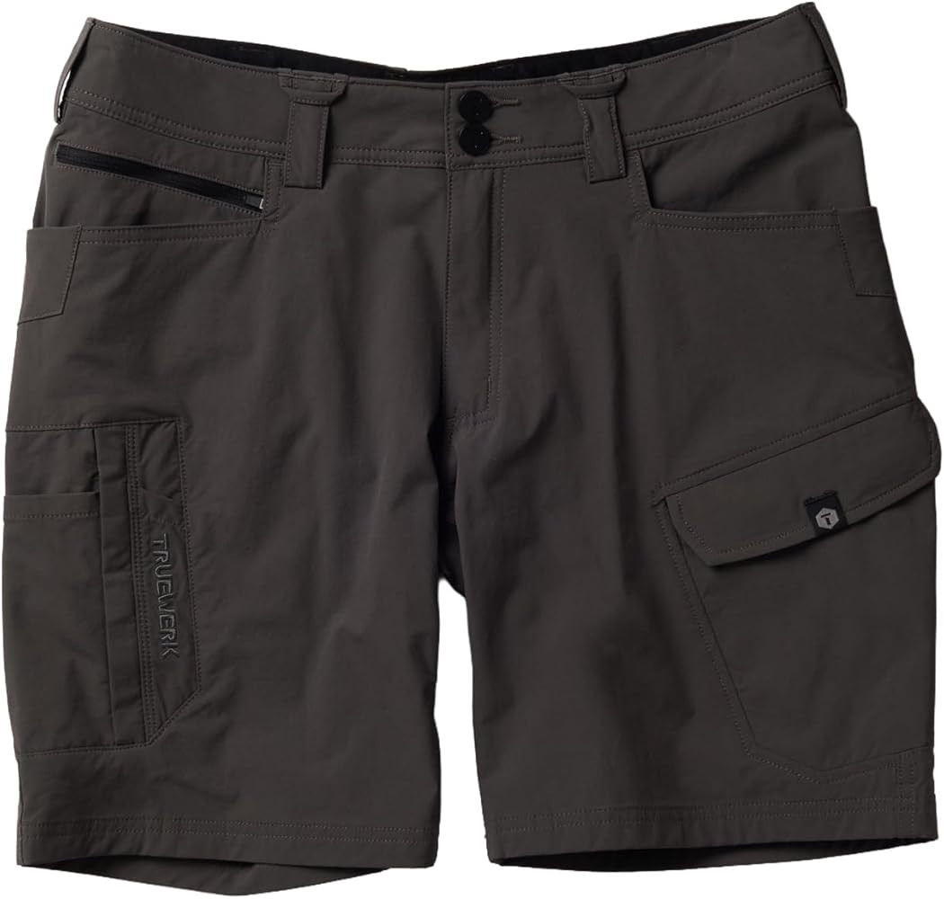 TRUEWERK Men's Work Shorts - T1 WerkShorts, Quick-Dry, Moisture Wicking, 4-Way Stretch Cargo, 7 P... | Amazon (US)