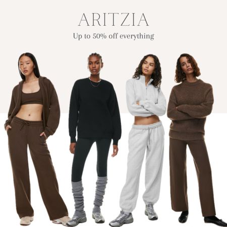 Up to 50% off Aritzia. Matching sets on sale, sweats under $100, casual basic matching sets 

#LTKCyberWeek #LTKfindsunder100 #LTKsalealert