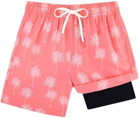 Cozople Boys Swim Trunks with Boxer Brief Liner Compression Swimwear Quick Dry Swim Shorts Bathin... | Amazon (US)