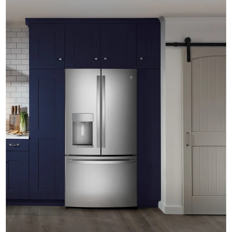 GE 36" French Door 27.7 cu. ft. Smart Energy Star Refrigerator with Fingerprint Resistant Finish | Wayfair North America