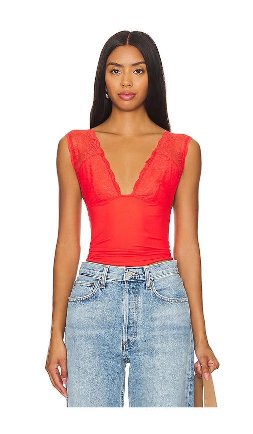 Free People x Intimately FP x REVOLVE Power Play Cami in Red. - size XL | Revolve Clothing (Global)