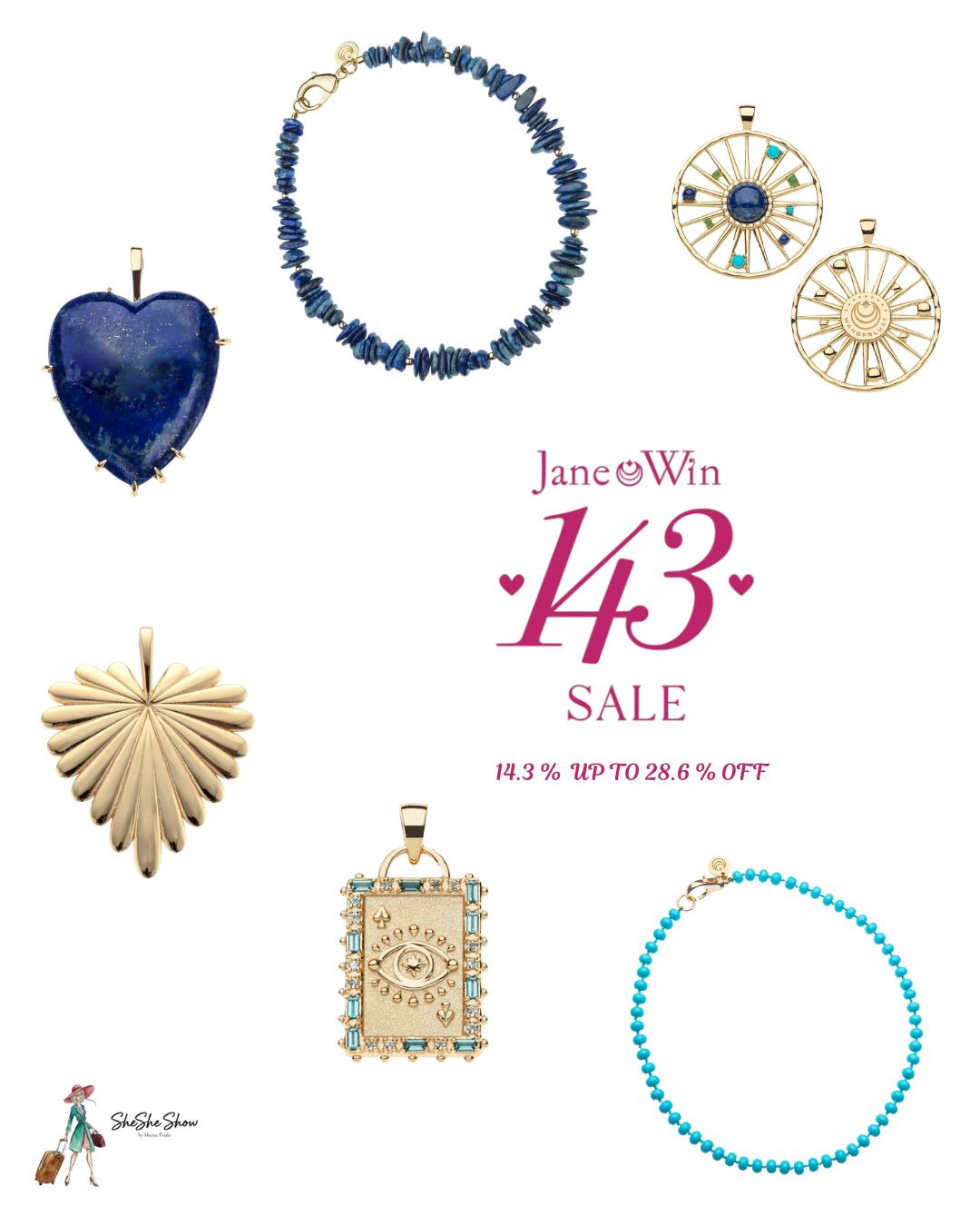  
Jane Win SALE…last day
Add to or great time to start your collection. This brand is a favorite influencer brand. These pendants make great gifts as well. Mother’s Day is coming soon. 
Necklaces, pendants, chains, zodiac pendants, inspirational jewelry 
 

#LTKSaleAlert #LTKOver40