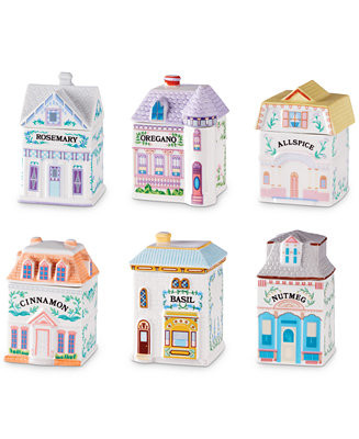 Spice Village 6 Pc. Spice Jar Garden Set | Macy's