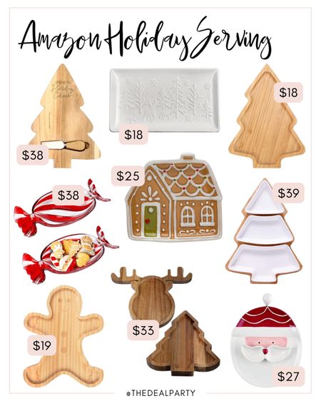 Amazon Holiday Decor | Christmas Decor | Holiday Serve-ware | Holiday Platters | Christmas Platters | Charcuterie Board | Christmas Bowls 

#LTKHoliday #LTKSeasonal #LTKfindsunder50