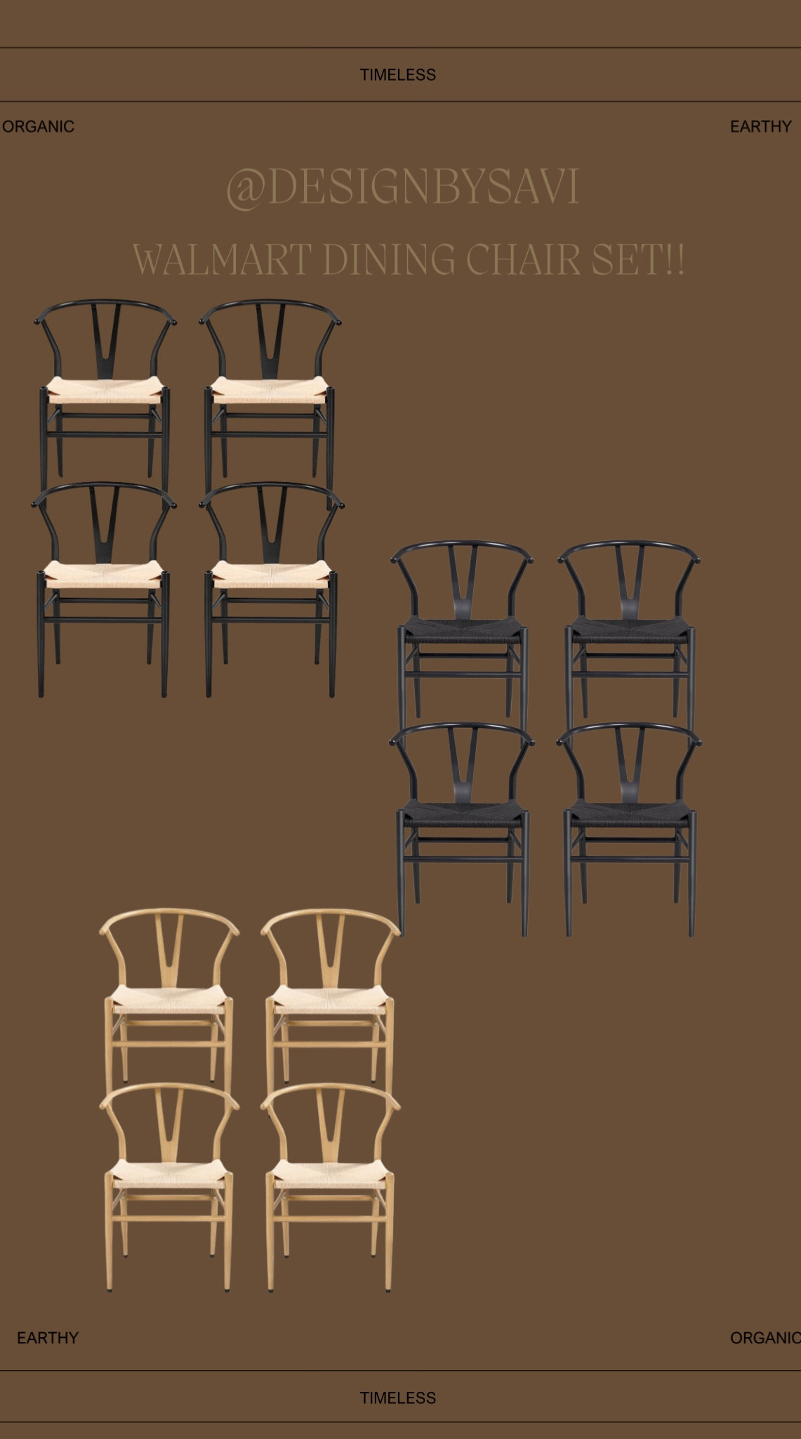 Dining chair set of 4 under $300!!

Walmart finds, Walmart furnit, dining, chairs, minimal furniture, home, home decor 

#LTKhome #LTKstyletip