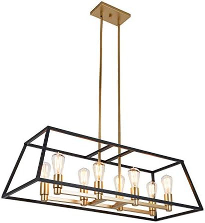 Artika CAR36-ON Chandelier, 4-Light, Gold and Black | Amazon (US)