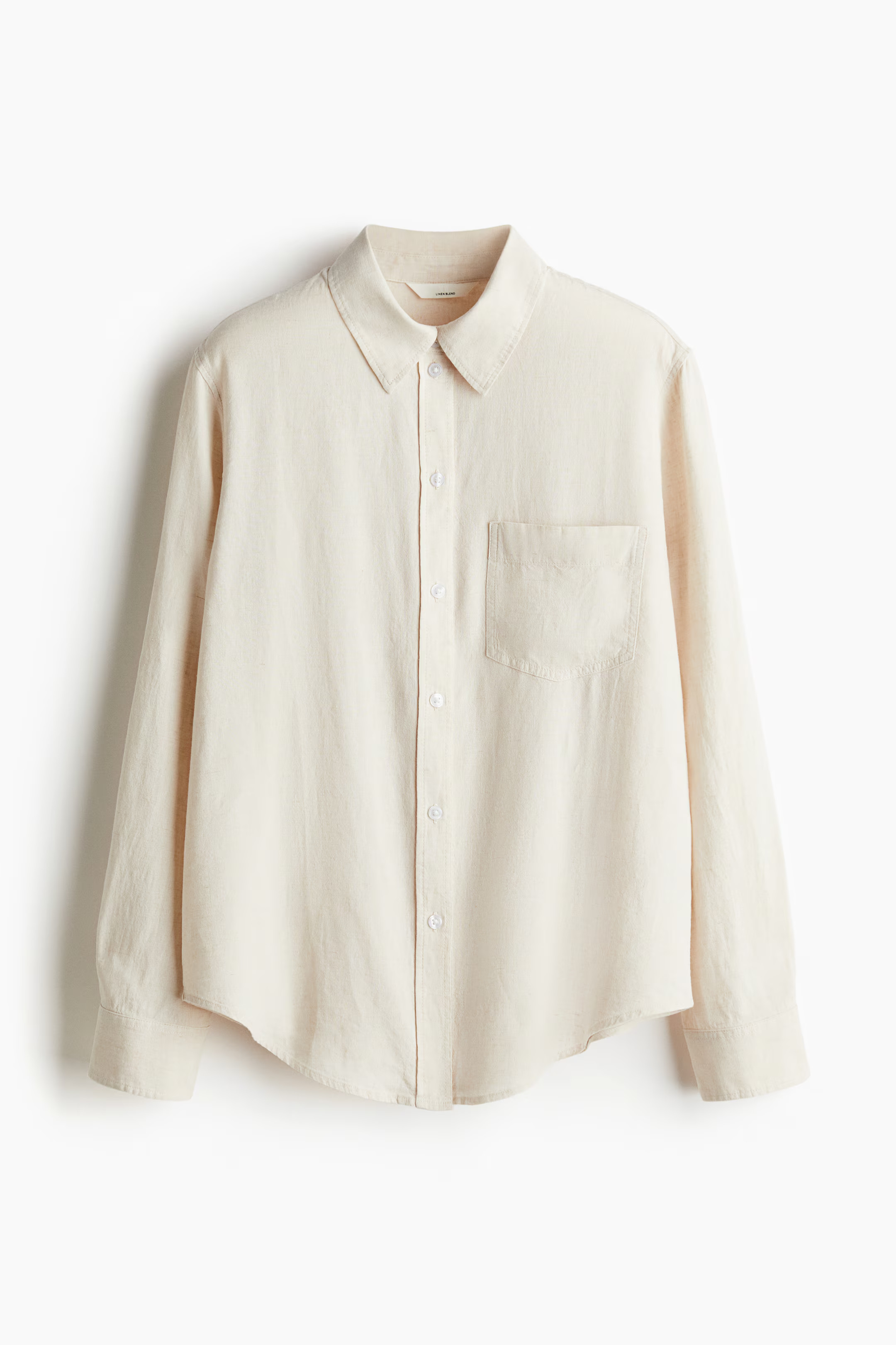 Linen-blend shirt | H&M (UK, MY, IN, SG, PH, TW, HK)