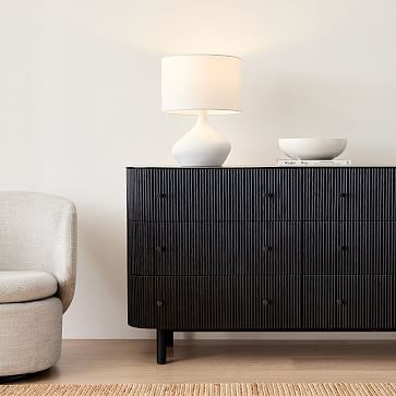 Asymmetry Ceramic Table Lamp (19") | West Elm (US)