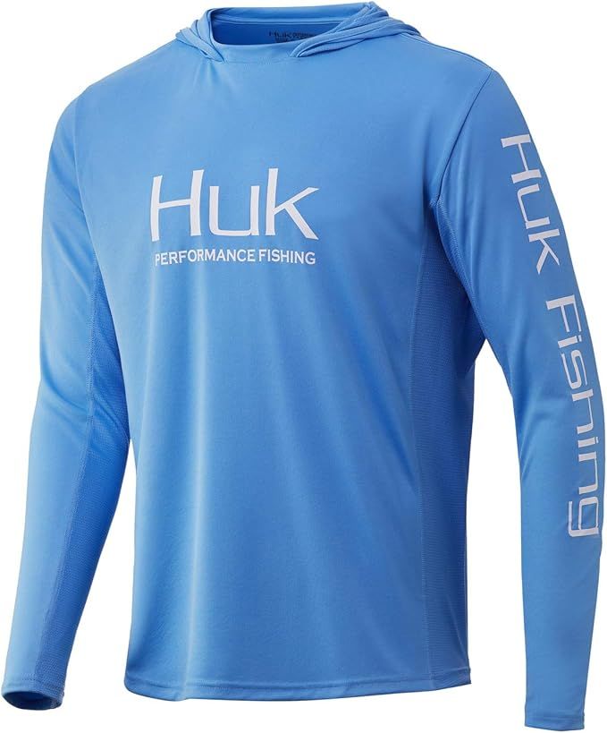 Huk Men's Icon X Hoodie | Long-Sleeve Performance Shirt with UPF 30+ Sun Protection | Amazon (US)