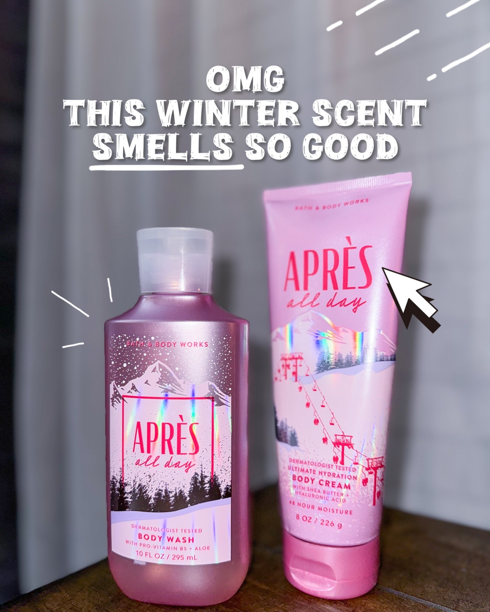ON SALE and smells amazing! Après all day has fragrance notes of sparkling snow, iced peonies, and sugar-coated woods. 
Run to Bath & Body Works and grab multiple for Valentine’s Day gifts  

#LTKselfcare #LTKSeasonal #LTKBeauty