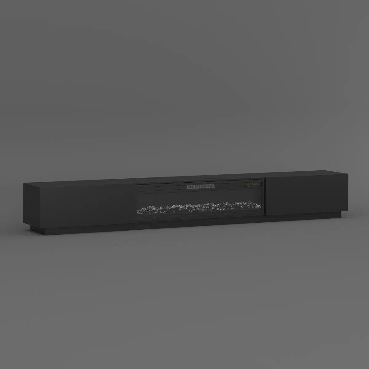 Modern TV Console With Electric Fireplace - Dual-Tone Design, 1500W Adjustable Heater, 12-Color L... | Wayfair North America